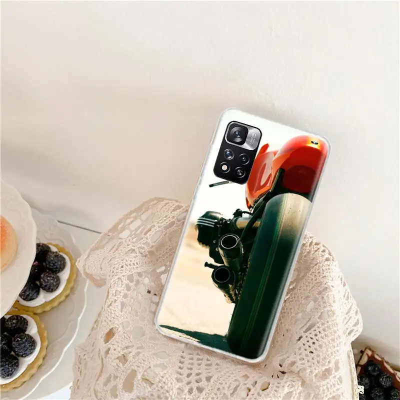 Coque de téléphone rétro moto pour Xiaomi, casque Bery, NDavid figuré, M5, M5S, X6, X5 Pro, 5G, M3, Mi F6, F5, F4, F3, ustensiles de cuisine, F1, Capa Coq