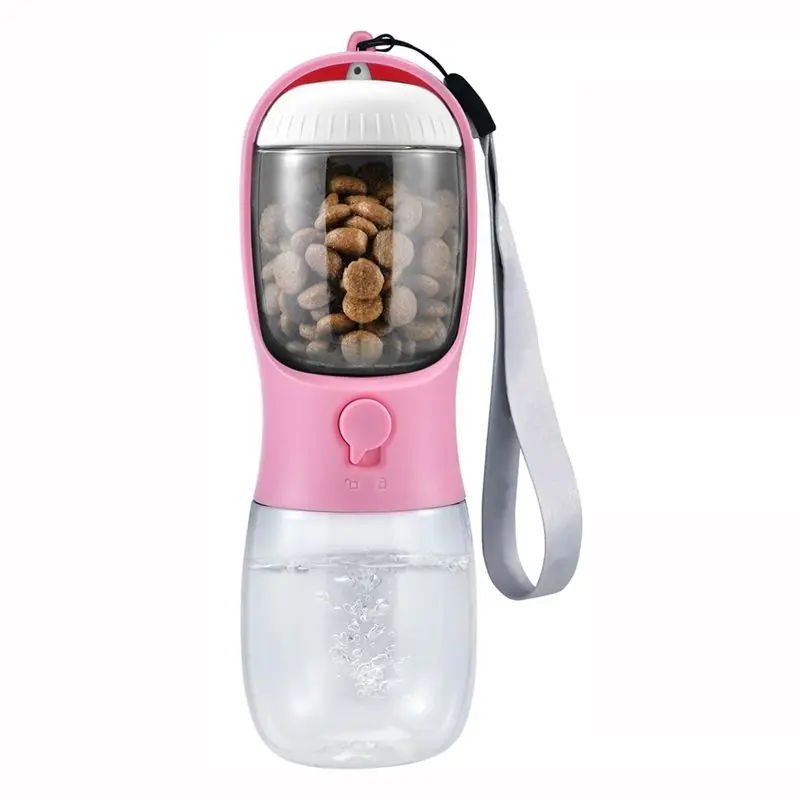 

【Electronic-Accessories】Portable Pet Dispenser, Dog Water Bottle With Food Container, Travel Puppy Water Bowl