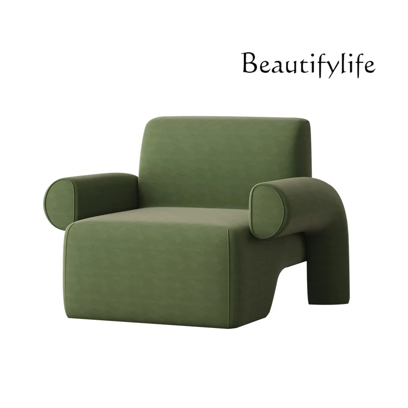 

Single sofa living room simple modern leisure reception sofa chair negotiation table and chair combination