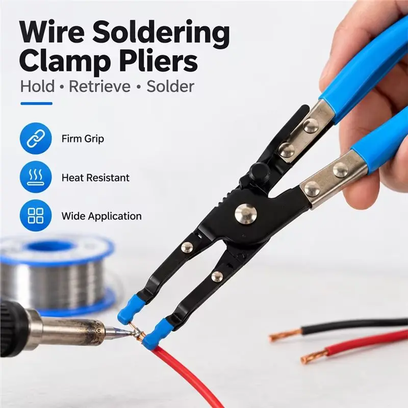 JHD For Precise Wire Gripping Soldering Wire Clamp- Ideal For Electronics Repair& DIY Projects, Assists In Soldering