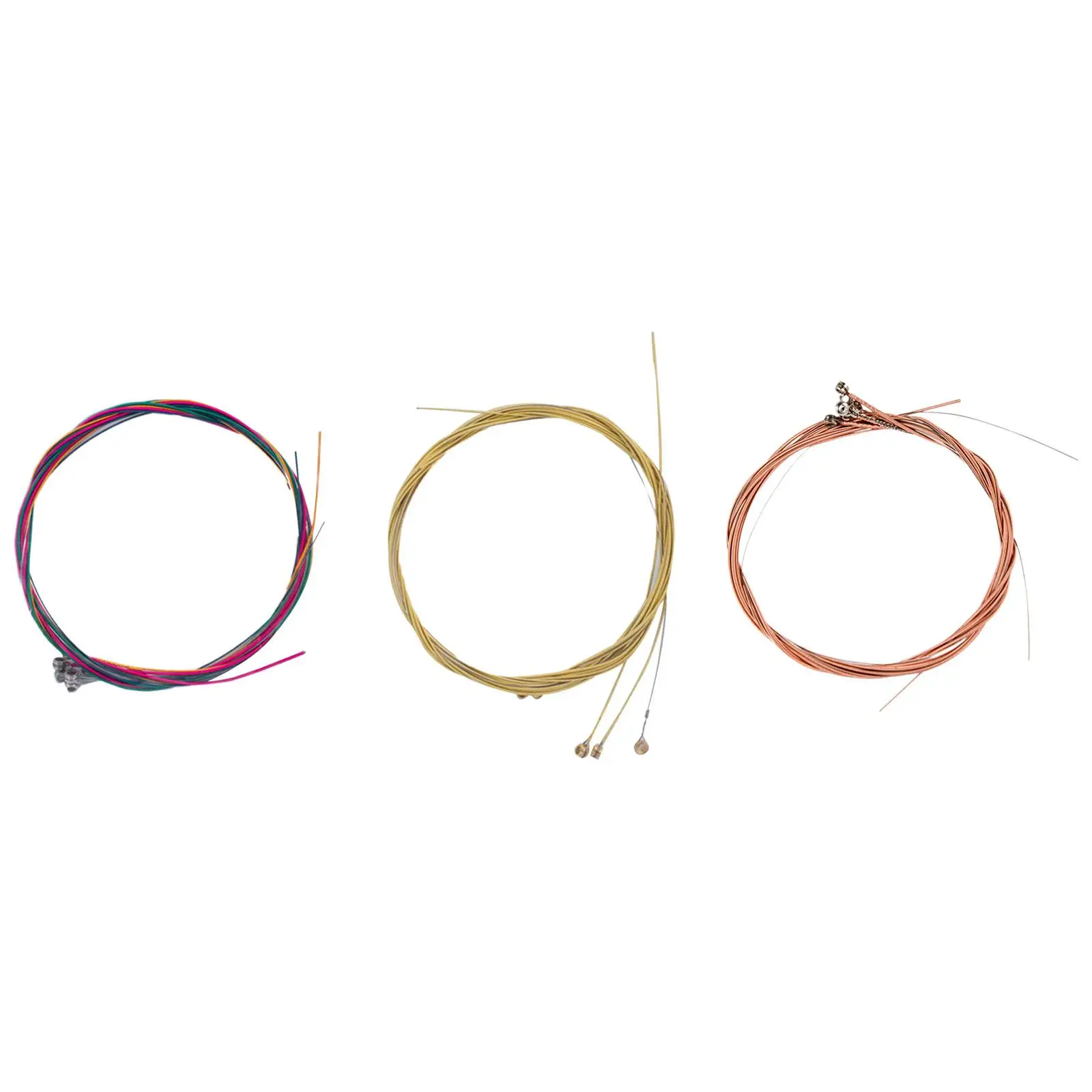 

10 Set Guitar Strings Acoustic Ball End Musical Instruments Fittings Quality Guitar Strings for Performers Musician Beginners