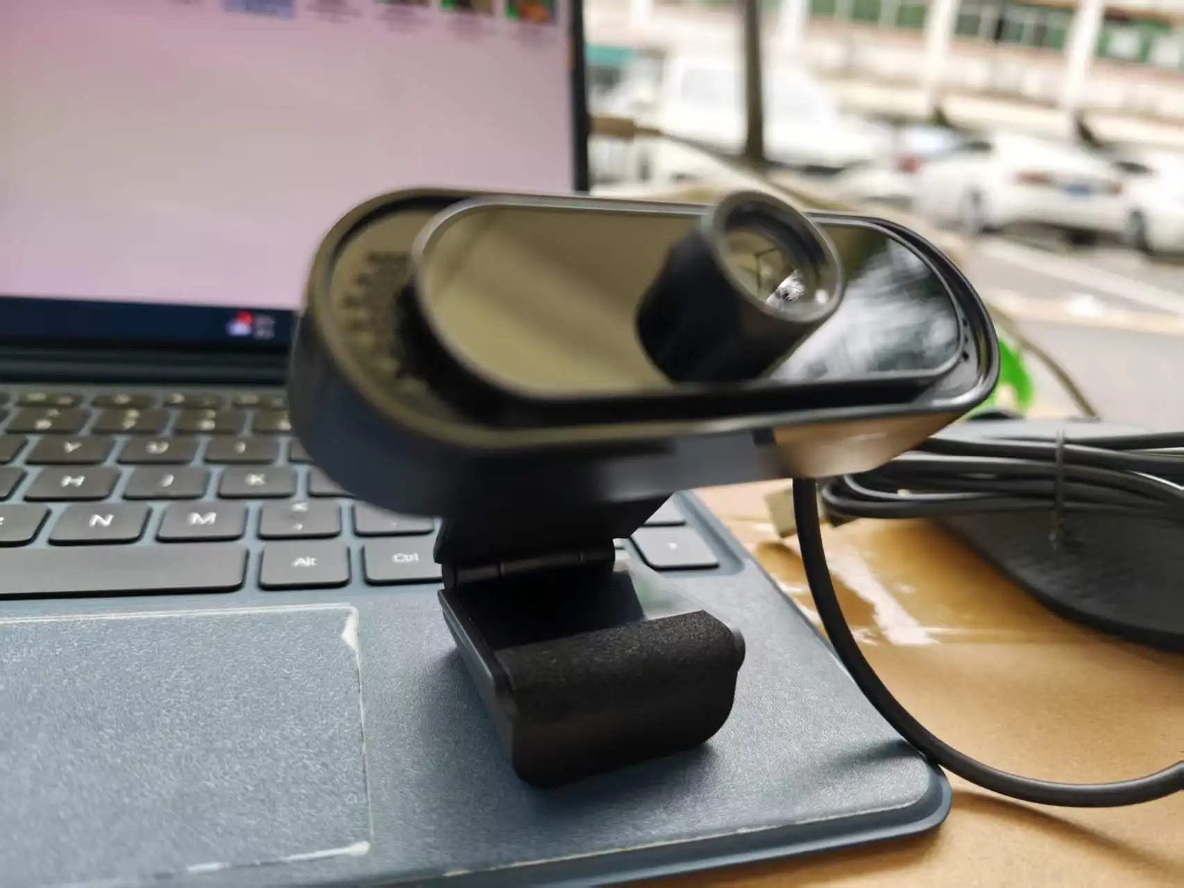 Webcam mit Mikrofon, USB-Computerkamera für Videoanrufe, Zoom, Teams, Streaming, Plug-and-Play für PC, Mac – Detail 14