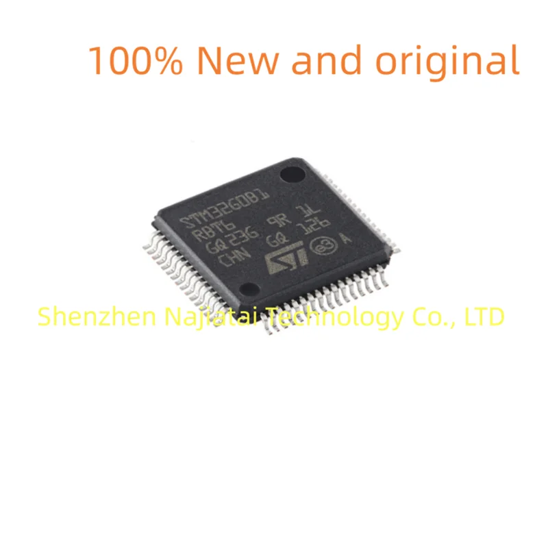 

10 шт./лот, 100% новый оригинальный чип STM32G0B1RBT6 STM32G0B1 LQFP48