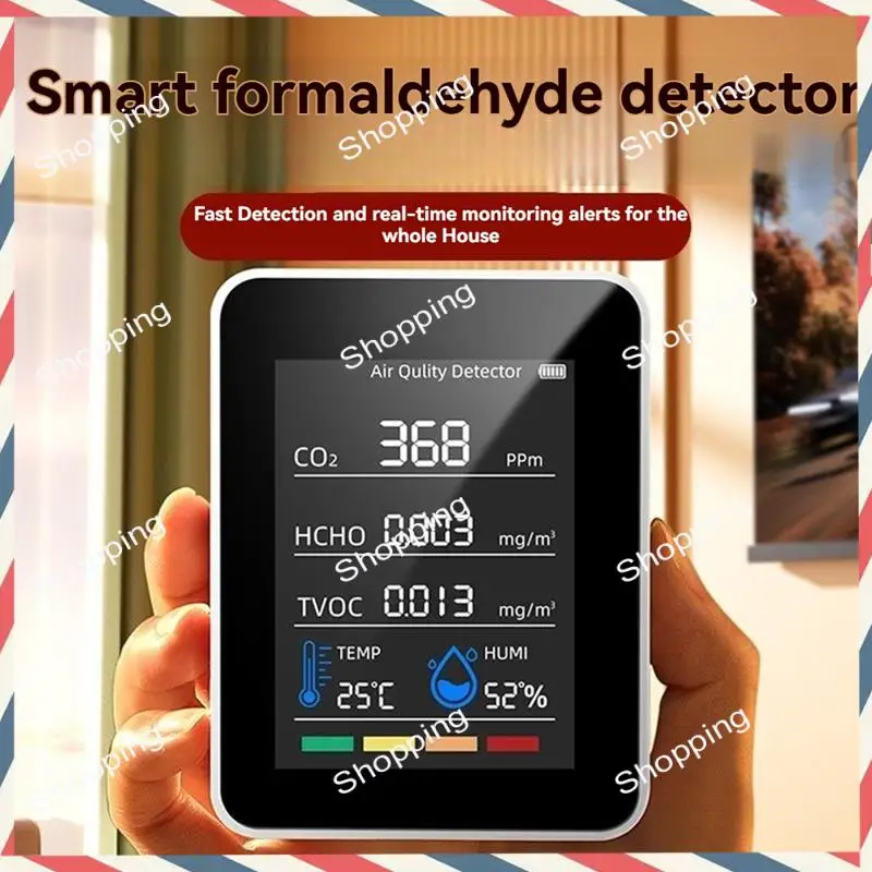 

M20K 5-в-1 монитор качества воздуха, детектор температуры и влажности с ЖК-дисплеем, датчик качества воздуха в помещении для дома