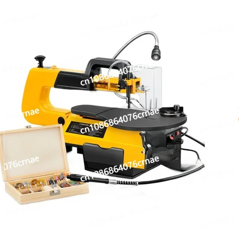 Woodworking DIY Table Angle Cutting Curve Electric Jig Bench 16 Inch Speed Adjustable Cutting Machine Table Saw