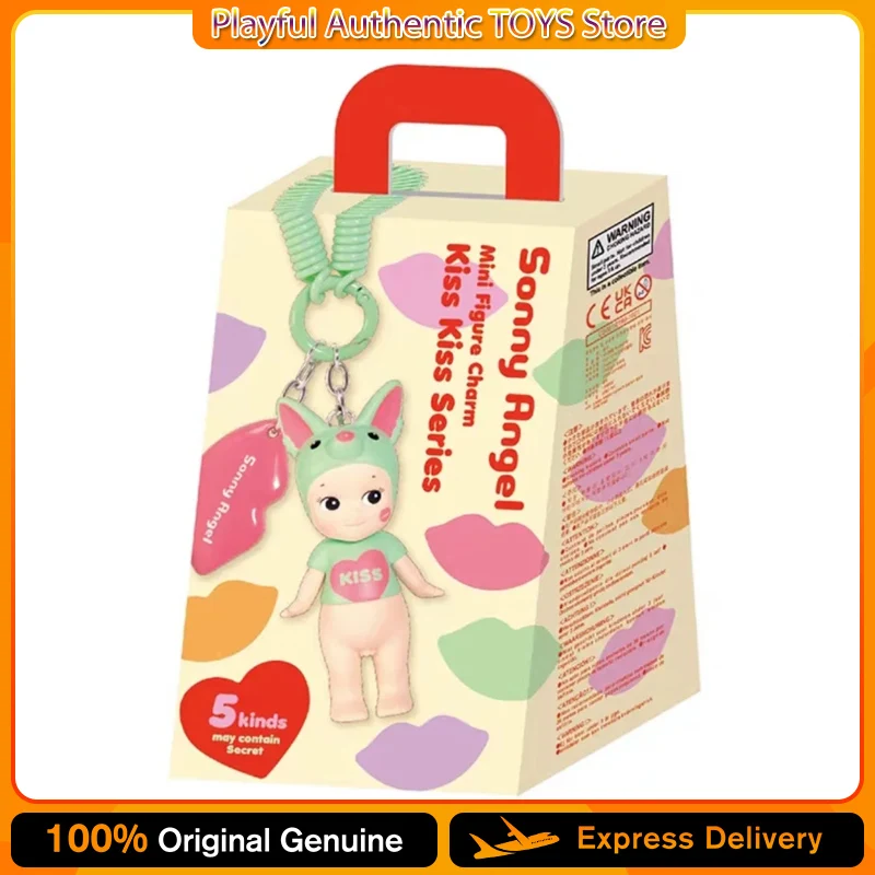 

Оригинальная мини-фигурка Sonny Angel из серии Kiss Kiss, подарочная коробка-сюрприз, Strawberry Shortcake Patissier, подарок на День святого Валентина