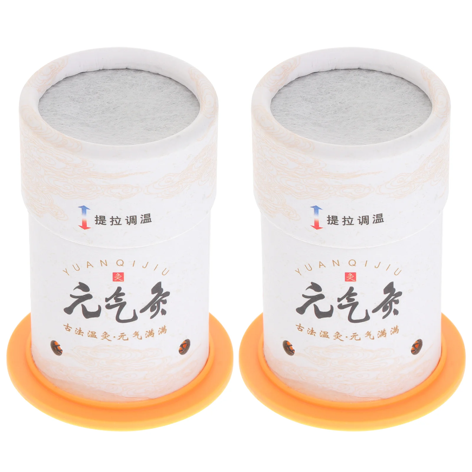 Boîte de moxibustion portable, fournitures de soins du corps, Eva de Moxa, outil de combustion, massage conique, 2 pièces