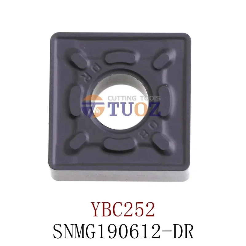 Original SNMG190612-DR YBC252 External Turning Tools Carbide Insert SNMG 190612 DR 1906 CNC Lathe Cutter