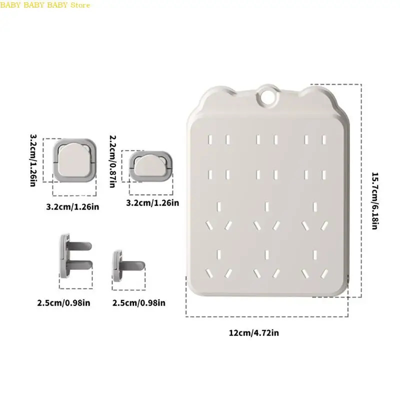 Q81A Cắm Vỏ Bảo Vệ Có Khóa Bé Chống Ổ Cắm Bảo Vệ Trẻ An Toàn Cung Cấp An Toàn Cho Trẻ Cắm Mũ Ổ Cắm Bao