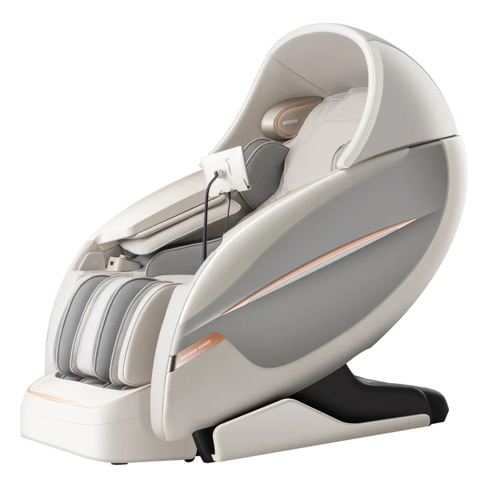 

new design big size sl 4d sl track full body electric air pressure therapy device massage chair airbag of pu