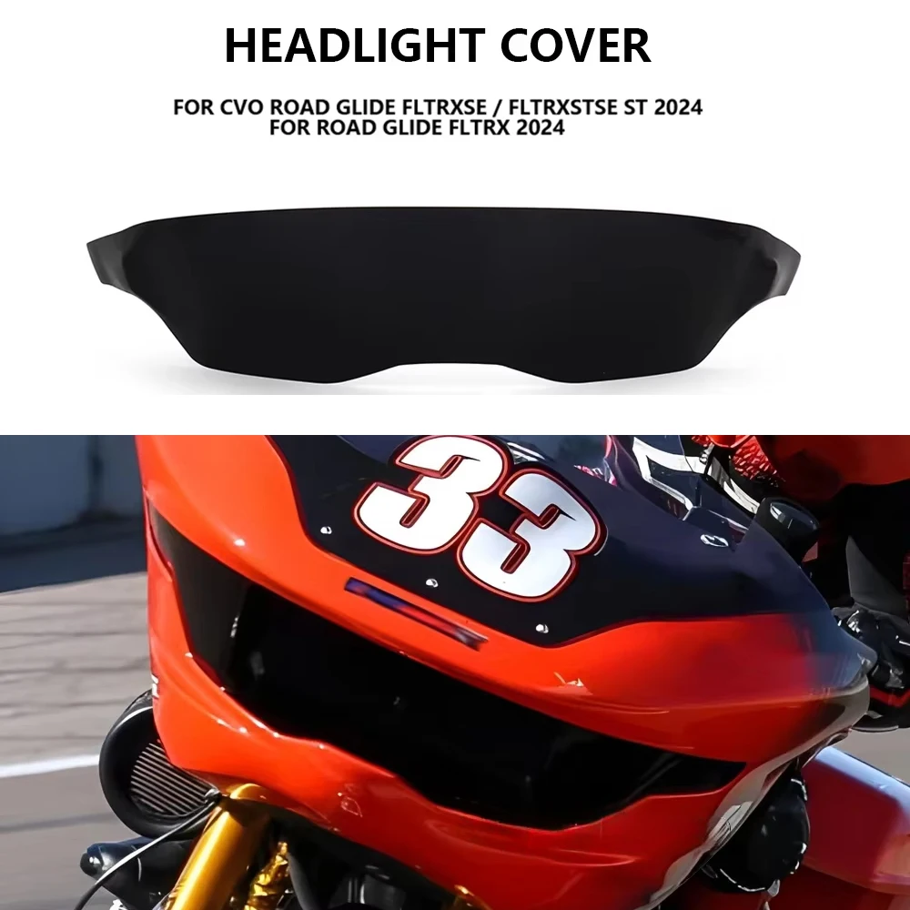 

For Road Glide FLTRX FOR Harley CVO Road Glide FLTRXSE/ST 2024 NEW Headlight Cover & Protector - Motorcycle Accessories Fairing