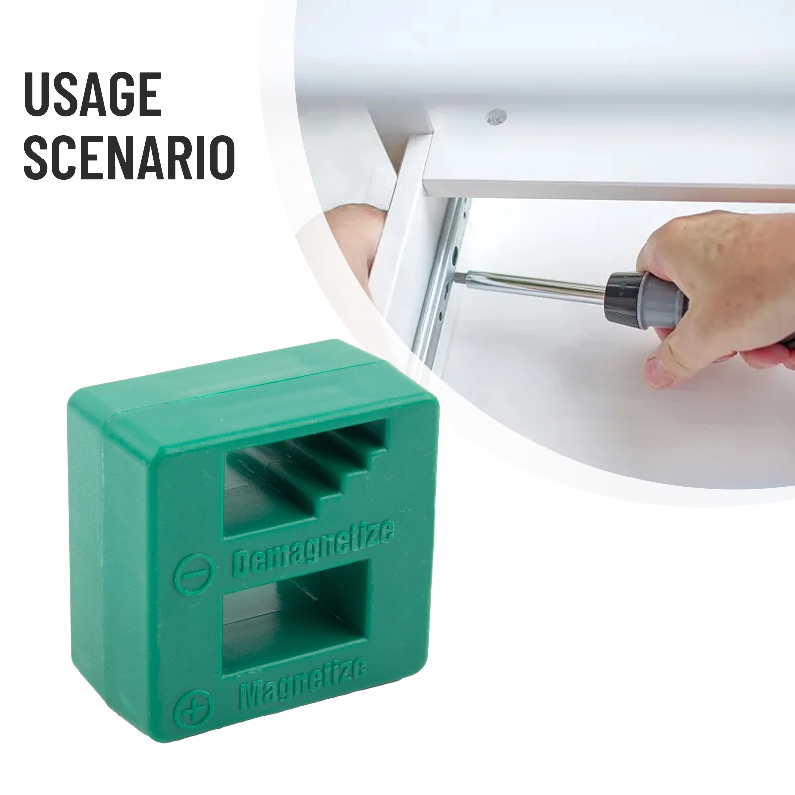 

2 In 1 Powerful Screwdriver Plus Magnetic Device Dual-use Degausser Mini Batch Screw Fast Magnetizing Machine Degaussing Machine