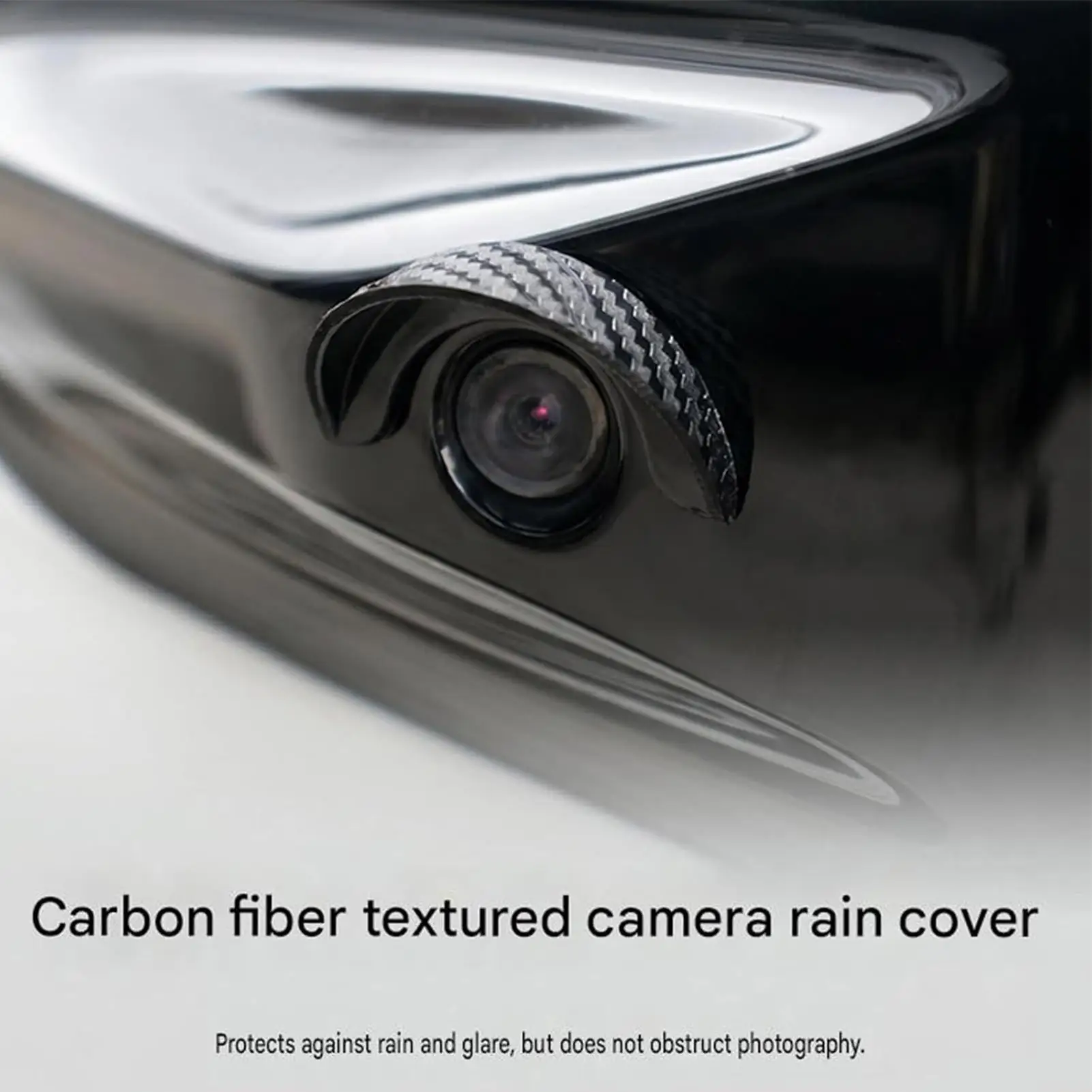 Backup Camera Rain Protector 2 Pieces Reverse Camera Sunshade Car Backup View Sunshade for Sedan Truck SUV Automotive Driving