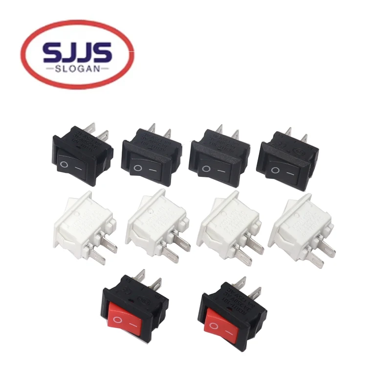 

【30-10 шт.】для автомобиля, грузовика, лодки, круглый кулисный переключатель 250 В, 3 А, 2-контактный тумблер ВКЛ/ВЫКЛ, SPST, кулисный переключатель 10x15 мм