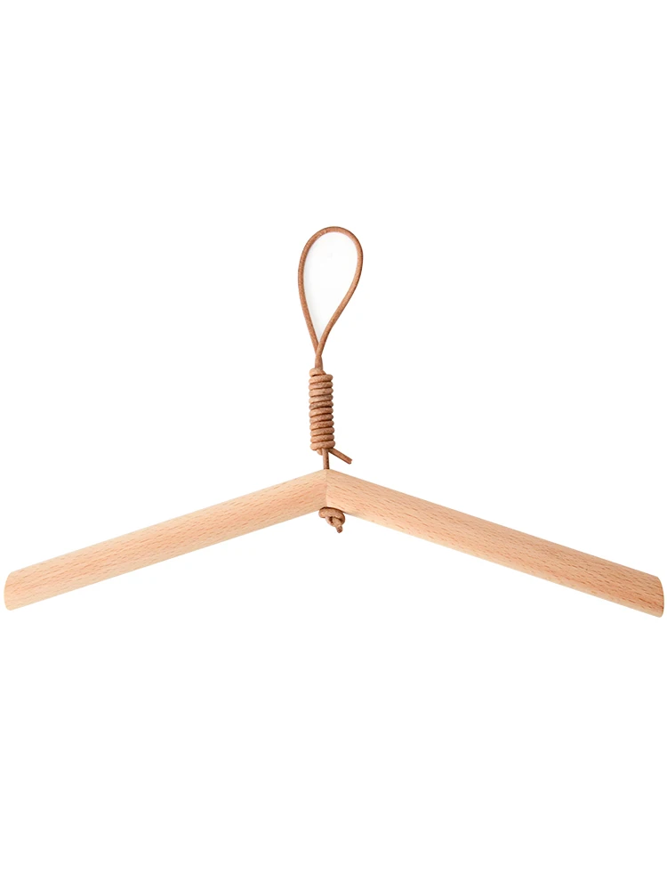 Creative Hand-Made Wooden Clothes Hanger Japan Style Eco Natural Beech Wood Wardrobe Organizer Household/Clothing Store Hanger