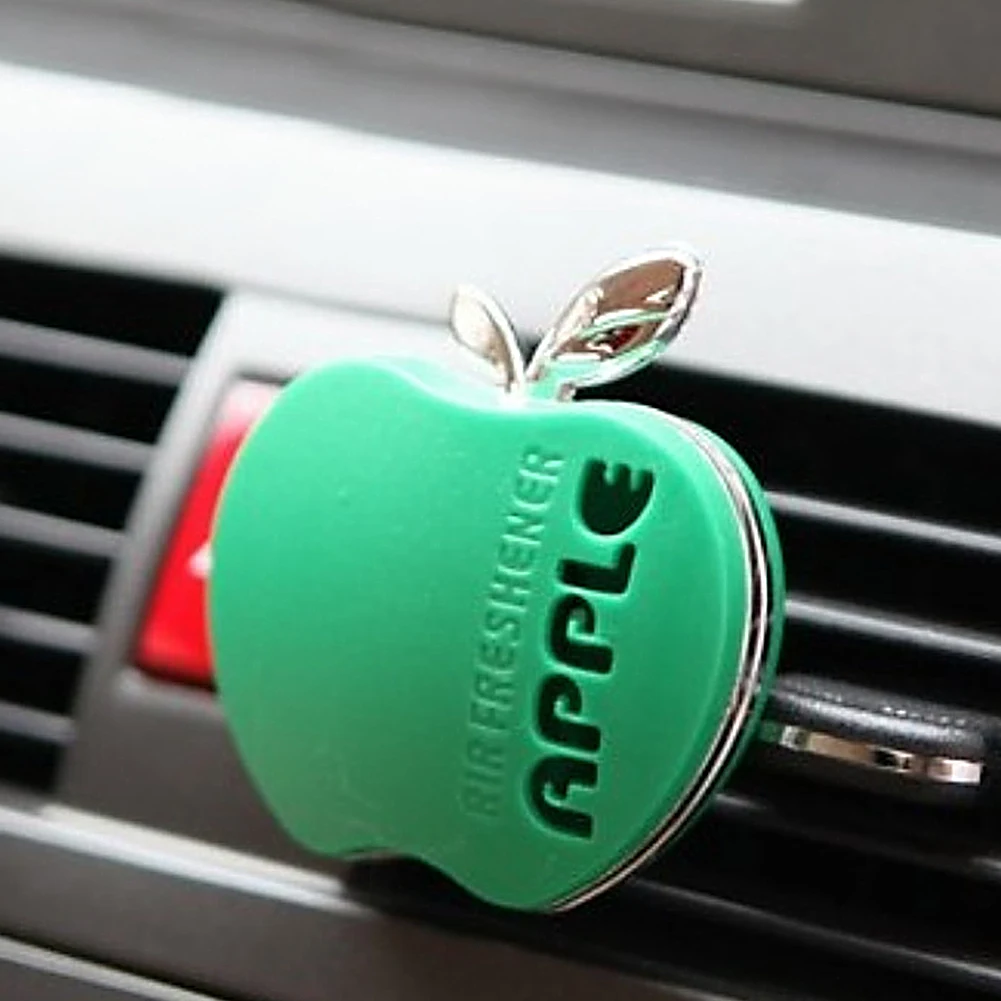 Car Perfume Air Freshener Apple Shape Original Fragrance Orange Lemon Apple Strawberry Lavender Scent Automobile Accessories