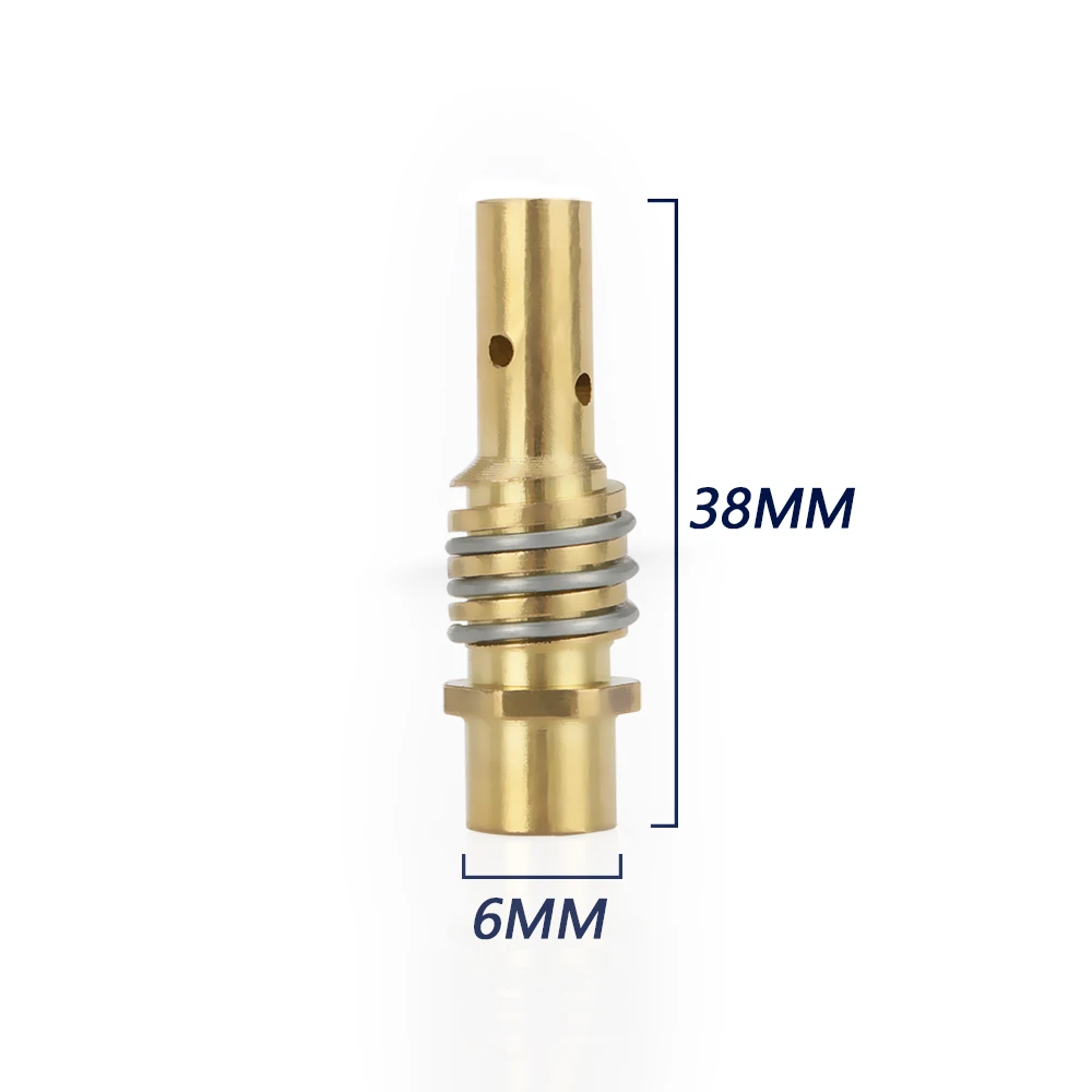 13 Uds MB-15AK boquilla MIG soporte de punta de contacto soldadura por arco de argón 0,6/0,8/0,9/1,0/1,2mm para soplete de soldadura 15AK MIG MAG