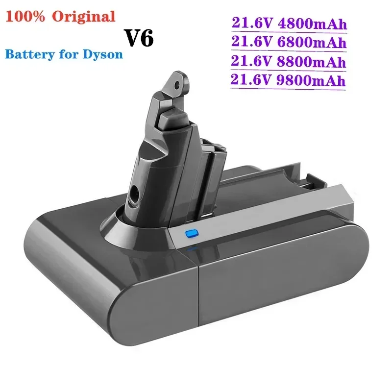 

Новый литий-ионный аккумулятор V6 21,6 в 9800 мАч для пылесоса Dyson V6 DC58 DC59 DC61 DC62 SV09 SV07 SV03 SV04 SV06 SV05