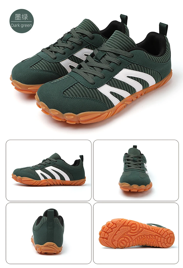 Unisex Barfußschuhe mit breiter Zehenpartie, Freizeit-Sportschuhe für Damen, Laufschuhe, minimalistische, rutschfeste, atmungsaktive Walking-Sportschuhe – Detail 14