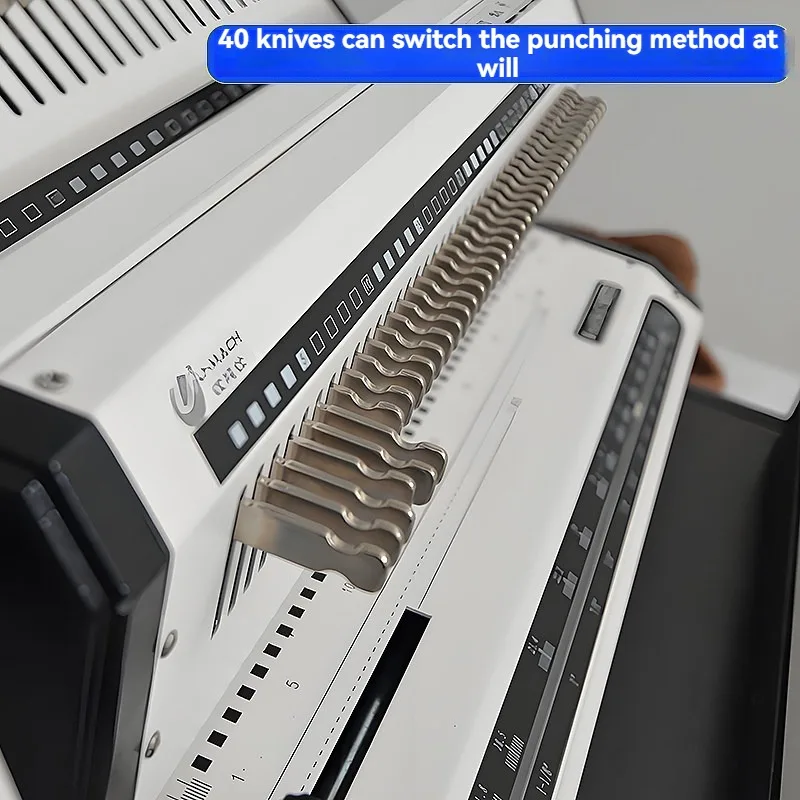 2:1 and 3:1 Dual-mode Line Punching Machine for Schools and Integrated Binding Machines for Documents and Contracts