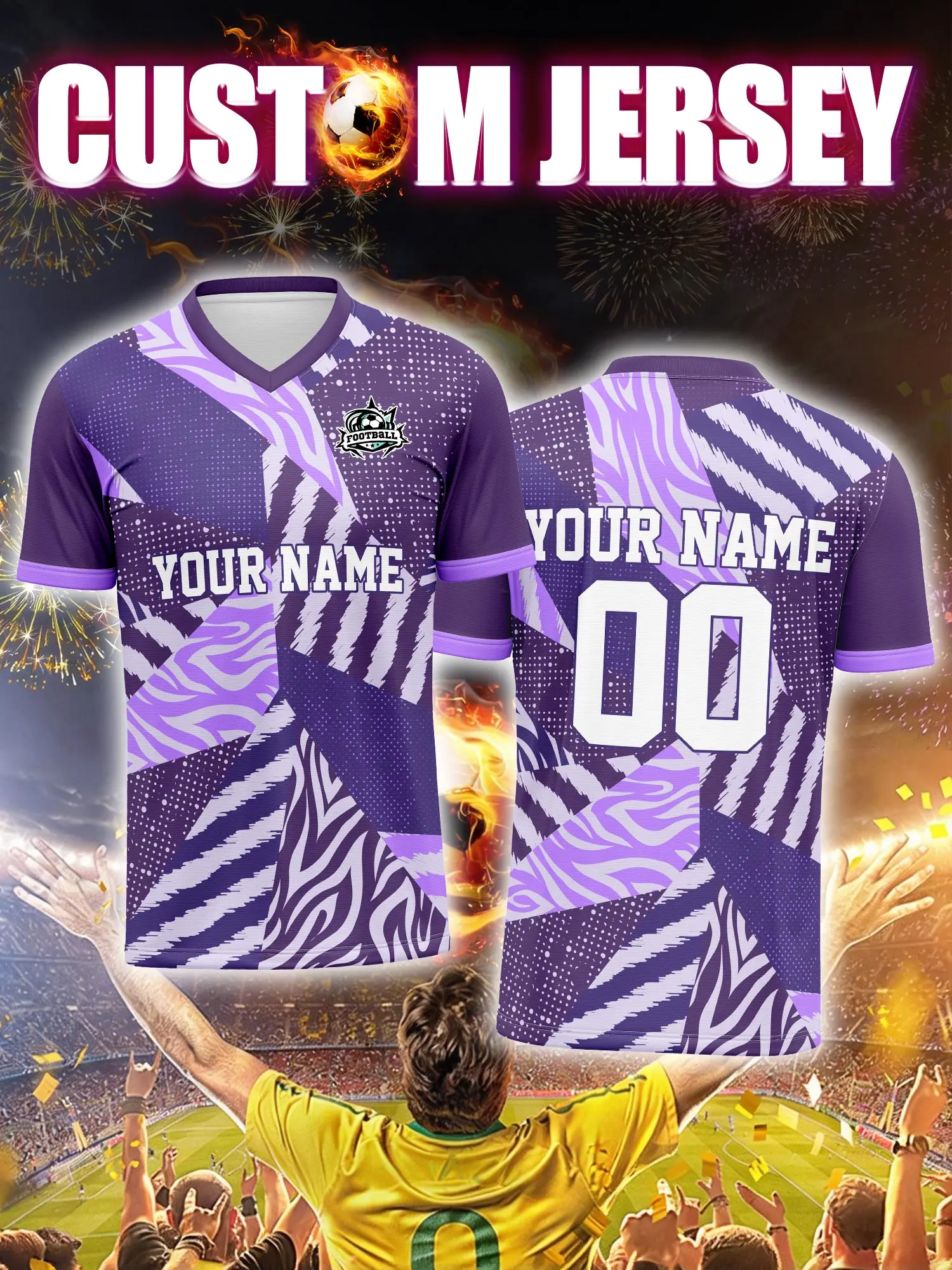 

Футбольная форма на заказ с индивидуальным изображением, номером и именем, высококачественная, прочная и долговечная экипировка для болельщиков