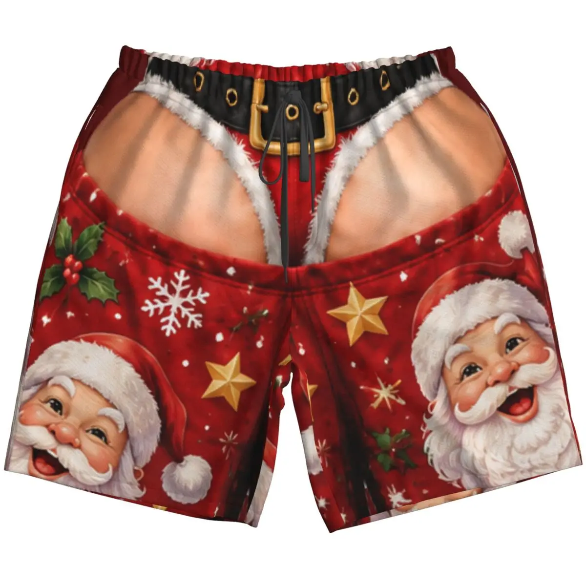 Men Merry Christmas Santa Claus Snowman Palazzo Lounge Wide Leg Pajama Pants Comfy Loose Sleep Bottoms