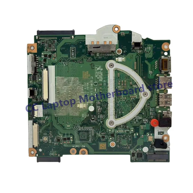 

LA-D671P Mainboard For Acer Aspire ES1-572 Laptop Motherboard With 3865U/4405U/I3/I5 CPU 100% Full Tested Working Well