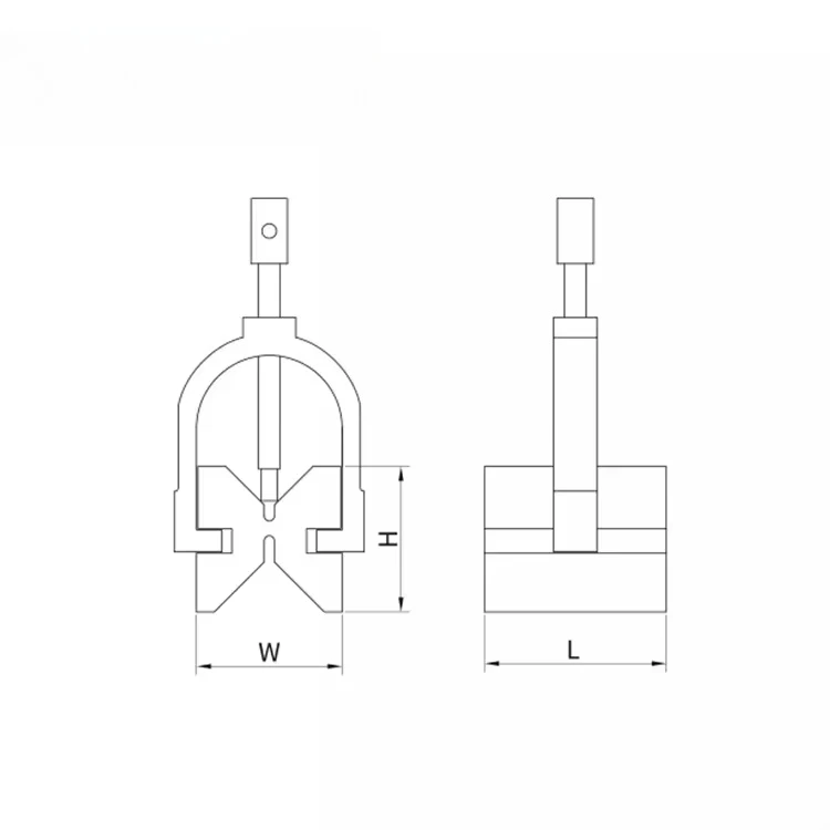 High Precision Machinist Blocks Clamp Tool V Block Clamp Set Measuring Tool