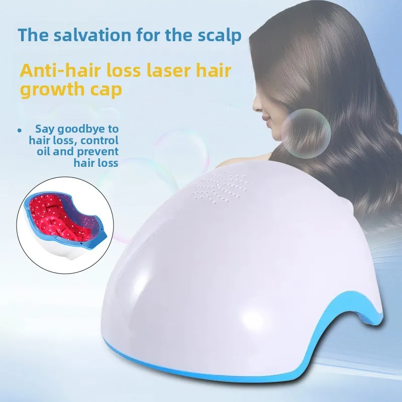 

80 ламповых бусин, интеллектуальный шлем для роста волос, инфракрасное устройство для лечения, устройство для роста волос