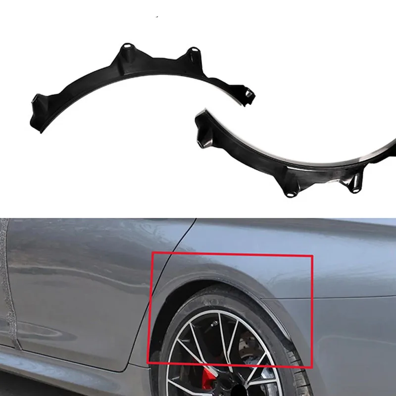 Rear Bumper Diffuser Spoiler Lip Trunk Wing Body Kit Splitter Cover Trim For BMW 5series G30G38 M5 M5