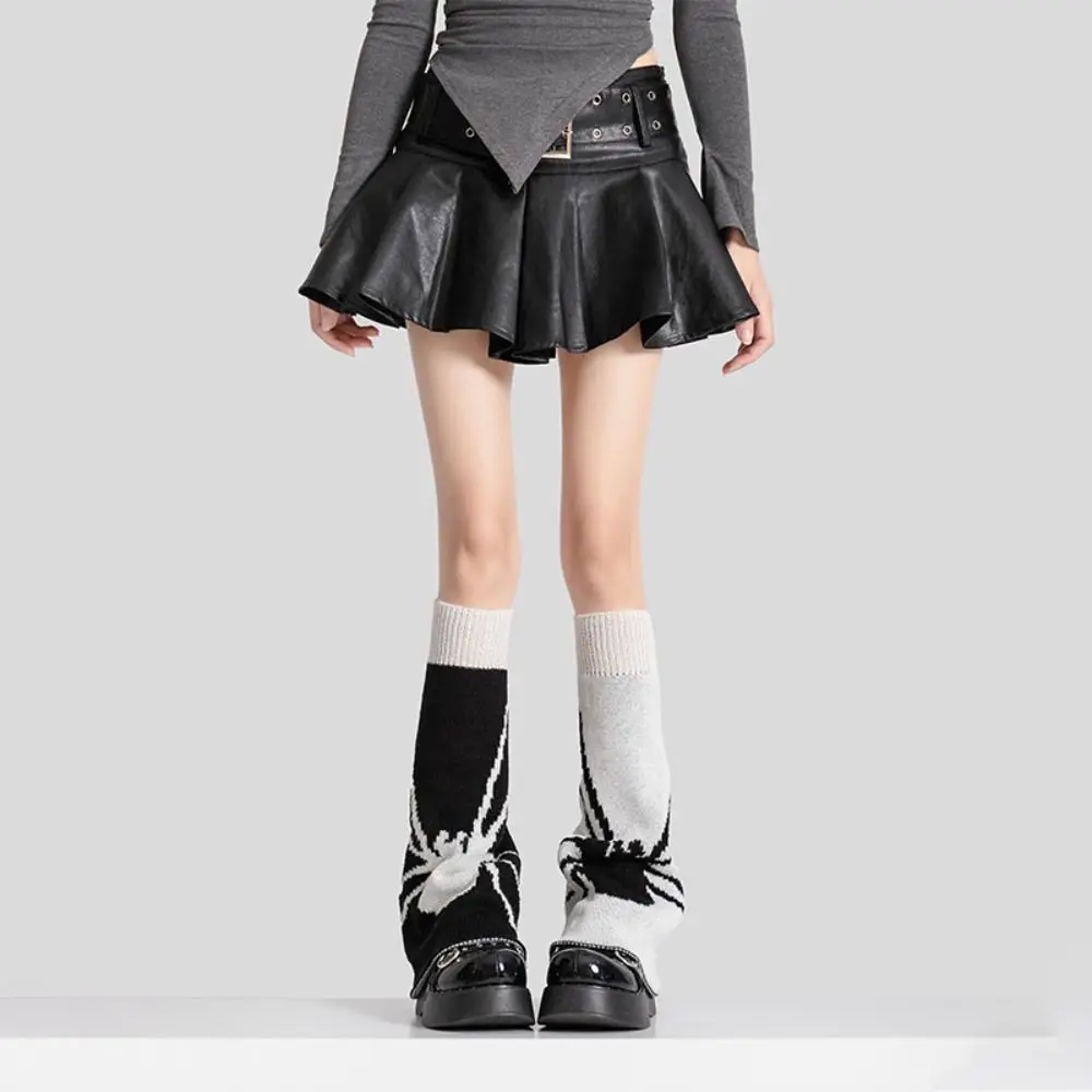 

Breathable Heart Knitted Leg Warmers Ballet Style Y2k Lolita Boots Cover JK Sweet Knee High Girls Stockings Student