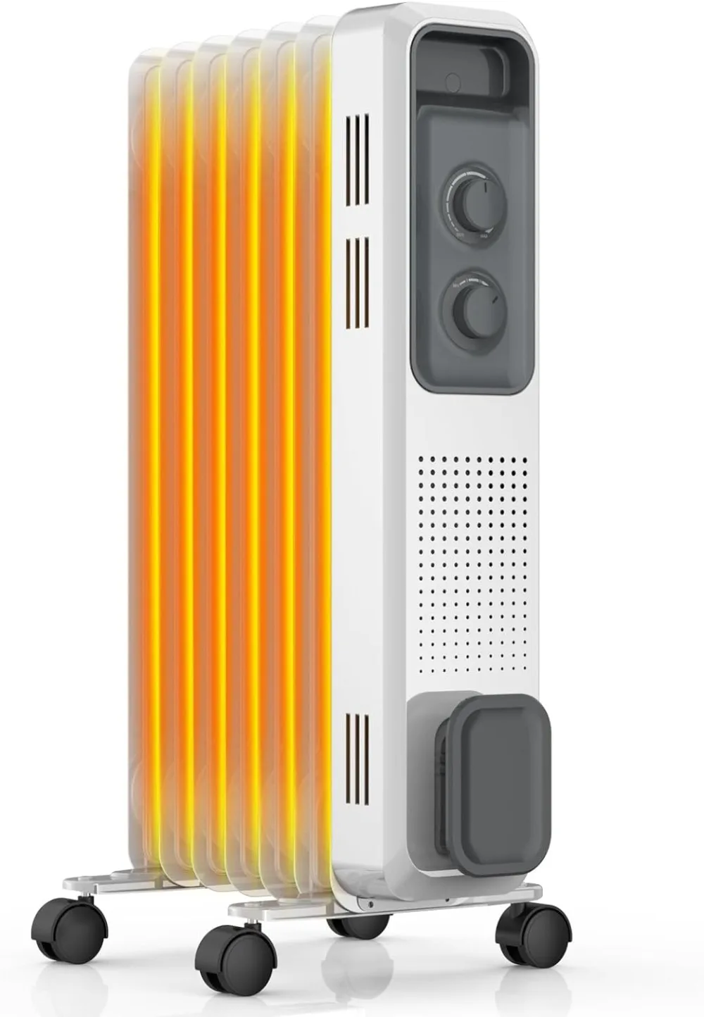 

Oil Filled Radiator Heater, 1500W Electric Radiant Heaters for Indoor Use With 3 Heat Settings,Radiator Heater