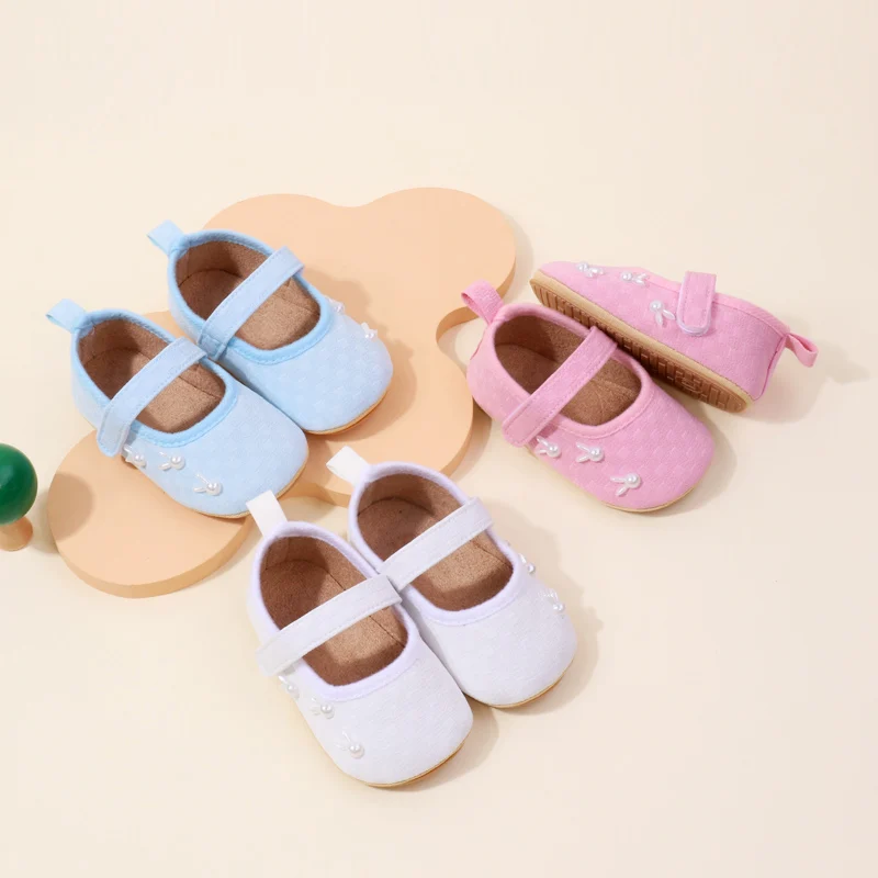 2025 Baby Shoes Girls Style High Quality Mary Jane Cute Bunny for 0-9-18 Months Toddler Girls Anti-slip Sole Walking Sandal