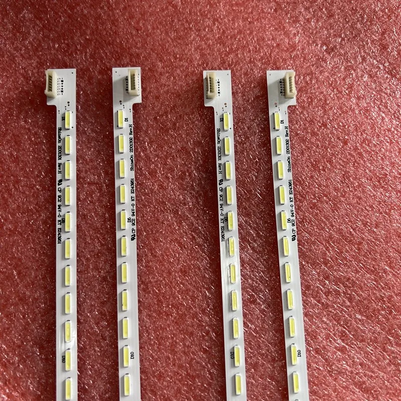 

Kit 4pcs 64LED LED Backlight Strip For TCL Q55H9700 shineon 2D01301 2D01302 LVU550SE2L CD9W00