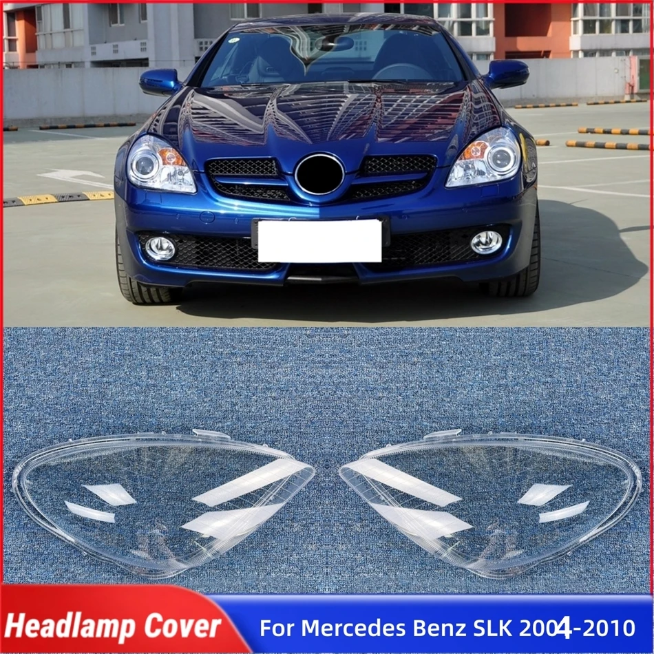 

Для Mercedes-Benz SLK 280 300 350 2004-2010: Защитные колпаки/крышки фар, корпуса фар, рассеиватели фар