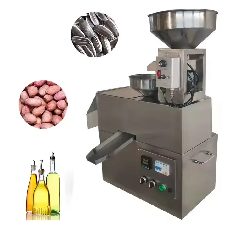 Automatic Vegetable Seeds Sesame Oil Press Oil Extraction Machine HJ-P52 Coconut Oil Making Machine