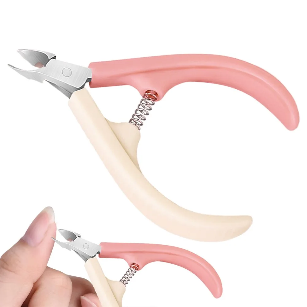 Stainless Steel​​ Cuticle Nippers​​ ​​Ergonomic Grip​​ ​​Heavy-Duty​​ ​​Nail Trimmer​​ ​​Durable​​ ​​Compact​​ ​​Manicure Tool​​