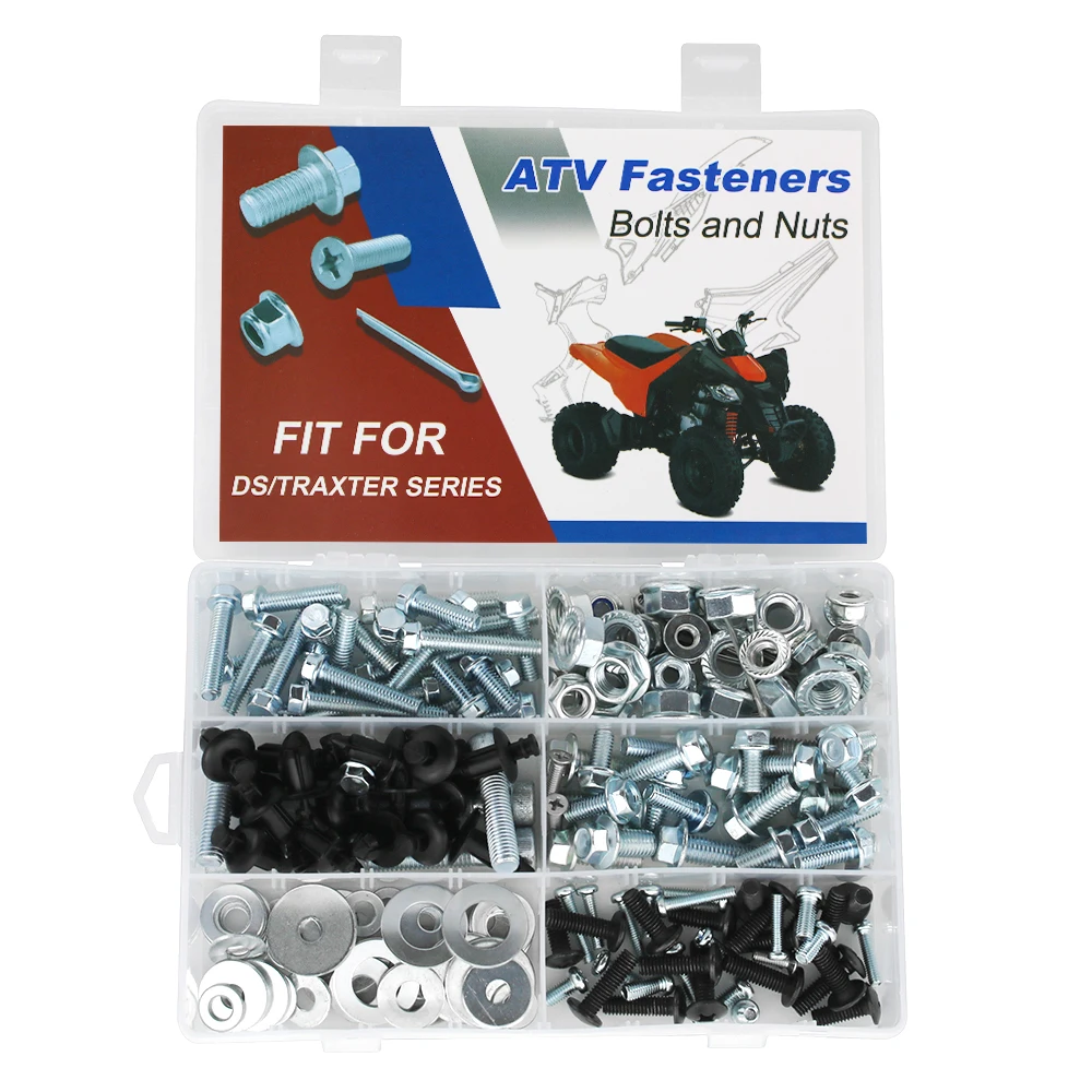 

200PCS ATV Full Fairing Bolts For CAN-AM Traxter 500 Autoshift Footshift Max XL XT Body Engine Plastics Frame Exhaust Bolts Kit