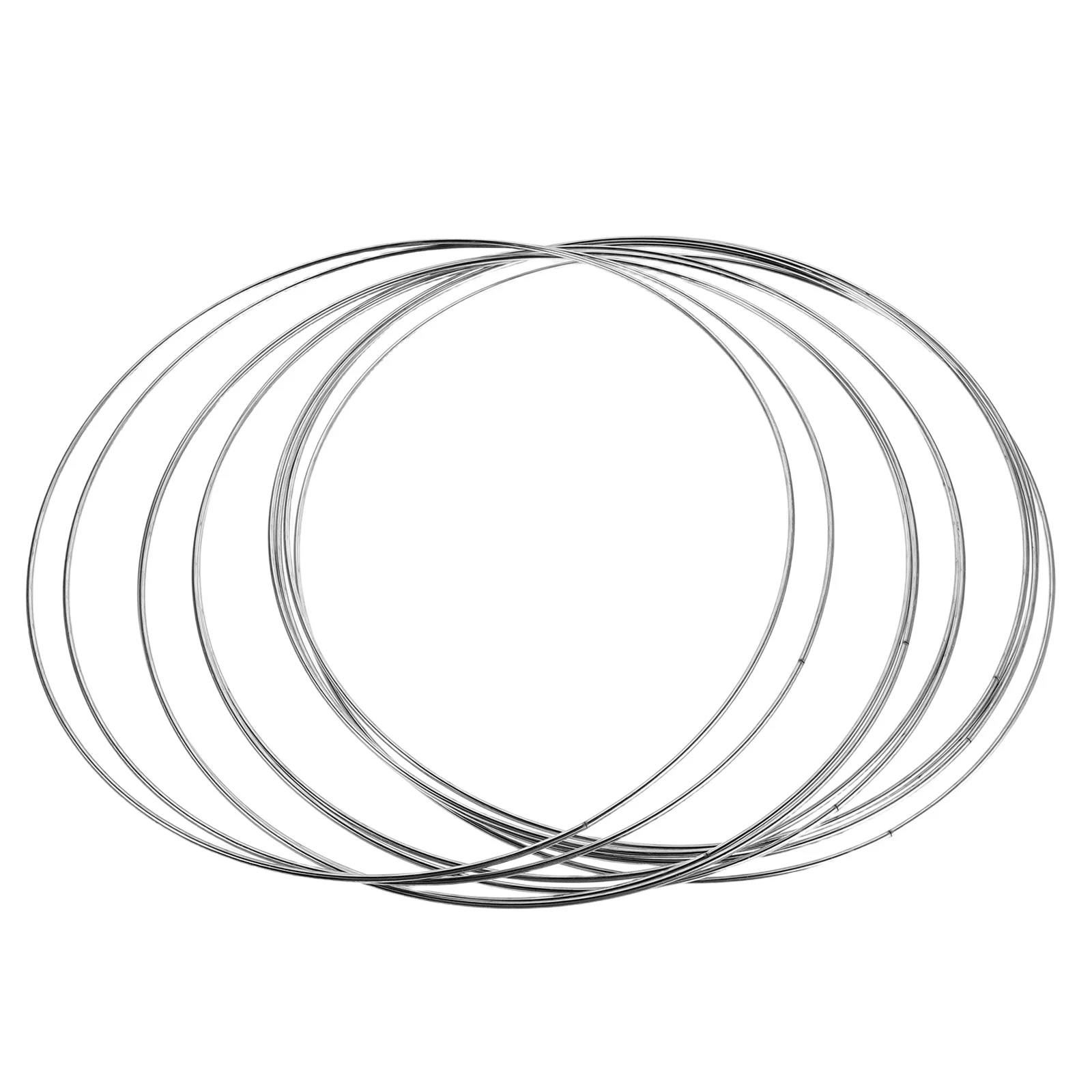 

10pcs Metal Dreamcatcher Rings 30Cm Diy Craft Hoops For Macrame Wreath Making Smooth Circle Wire Frames Decor For Bedroom