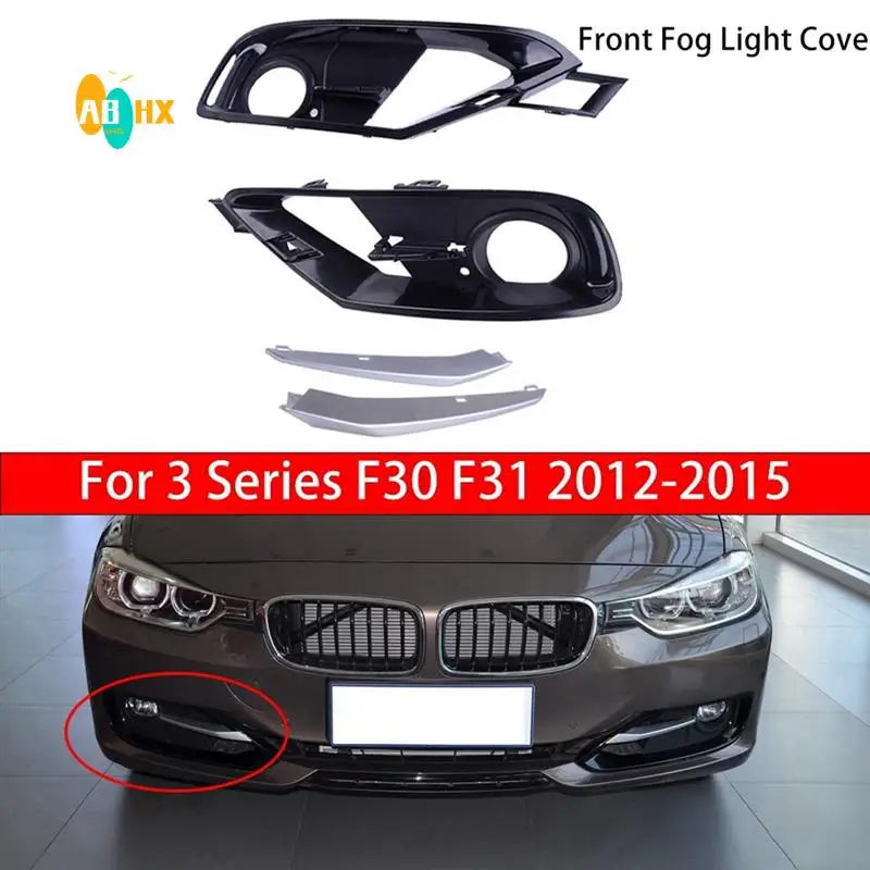 

ABHX-Front Fog Lamp Cover Automotive For BMW 3 Series F30 F31 2012-2015 51117300739 51117300740 51117293105 51117293106 Replacem