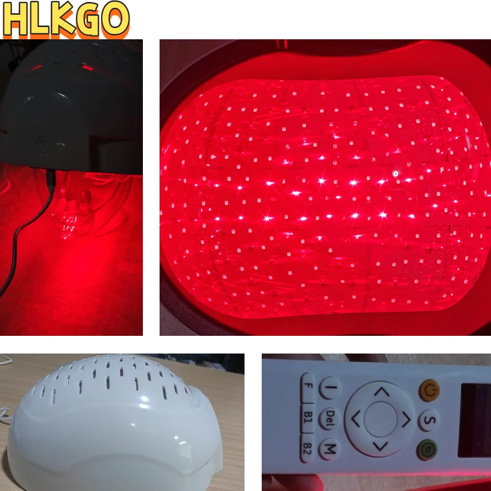 

Clinical Phototherapy Cap for Hair Loss, 6750mW with 90 Laser & 210 LED Array, Adjustable Treatment for Regrowth and Thickness