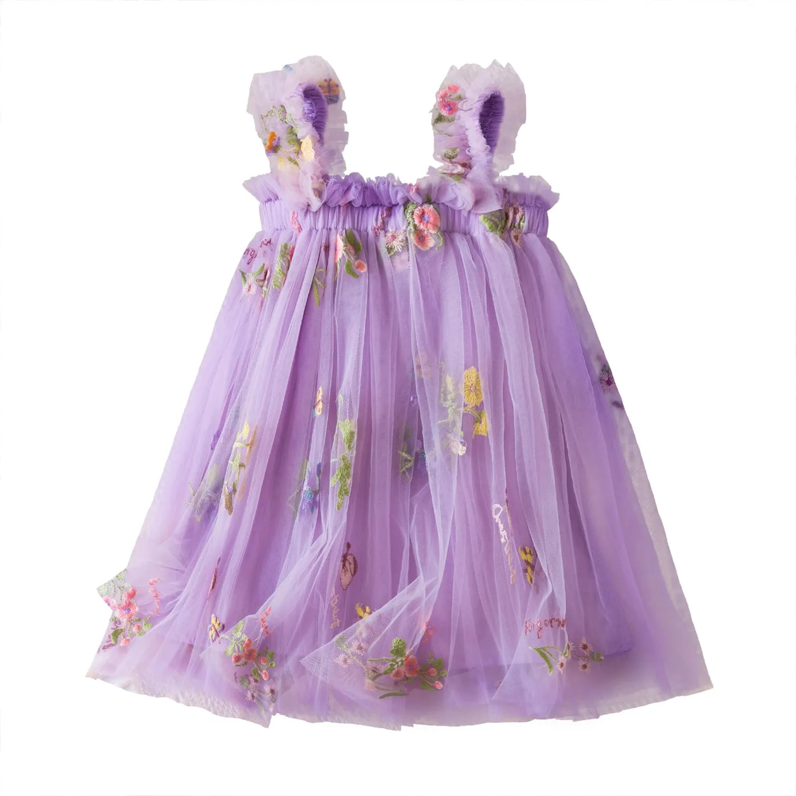 Robe de soirée d'anniversaire haut de gamme, en Tulle rose, Costumes d'événements formels, robe de princesse élégante pour spectacle d'hôte d'enfants