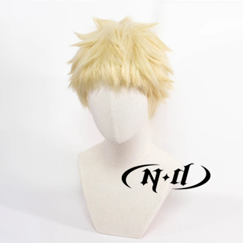ND Kei Tsukishima Cosplay Wig Hairpiece Haikyu Anime Cosplay Hair Wigs for Comic Con Coser Costume Theme Party Heat Resistant