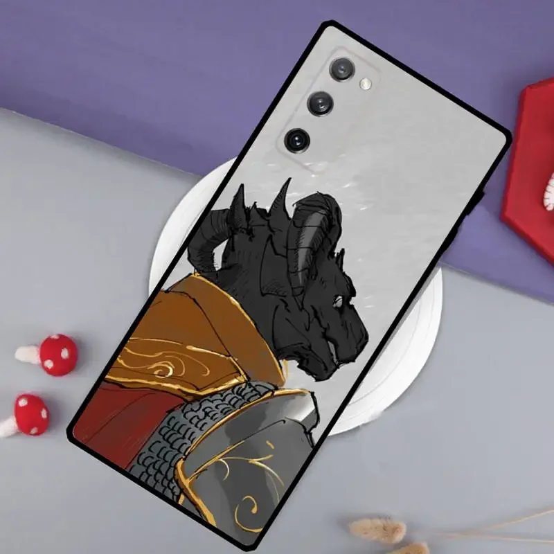 B-Baldurs Gate 3 Phone Case for SamsungS23 S22 S21 S20 Ultra Pro S10 S30Plus 20 Ultra Black Cover