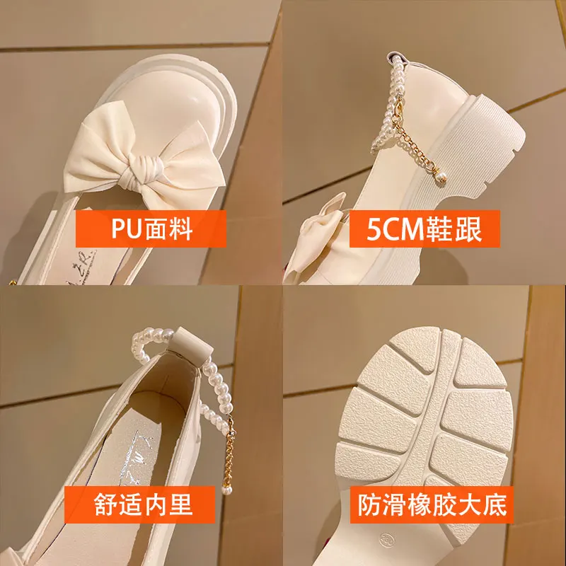 Women Shoes Autumn Female Footwear Bow-Knot Pearl Decorateion White Sneakers Oxfords Fall New Dress Butterfly Beading Leather