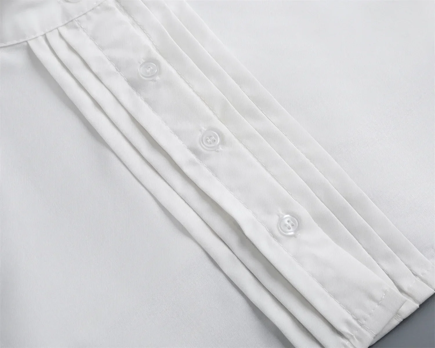 النساء الكشكشة الوقوف وهمية طوق نصف قميص الدانتيل انفصال الياقات الرقبة الديكور الإناث بلوزة بلايز طوق كاذبة #6