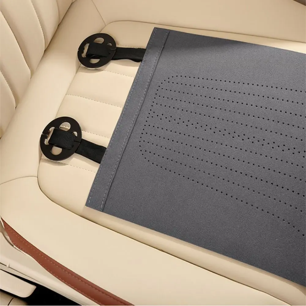 With Leg Support Auto Front Chair Mat Breathable Non-slip Ventilated Four-season Cushion Sweatproof Anti-fouling Auto Seat Pad