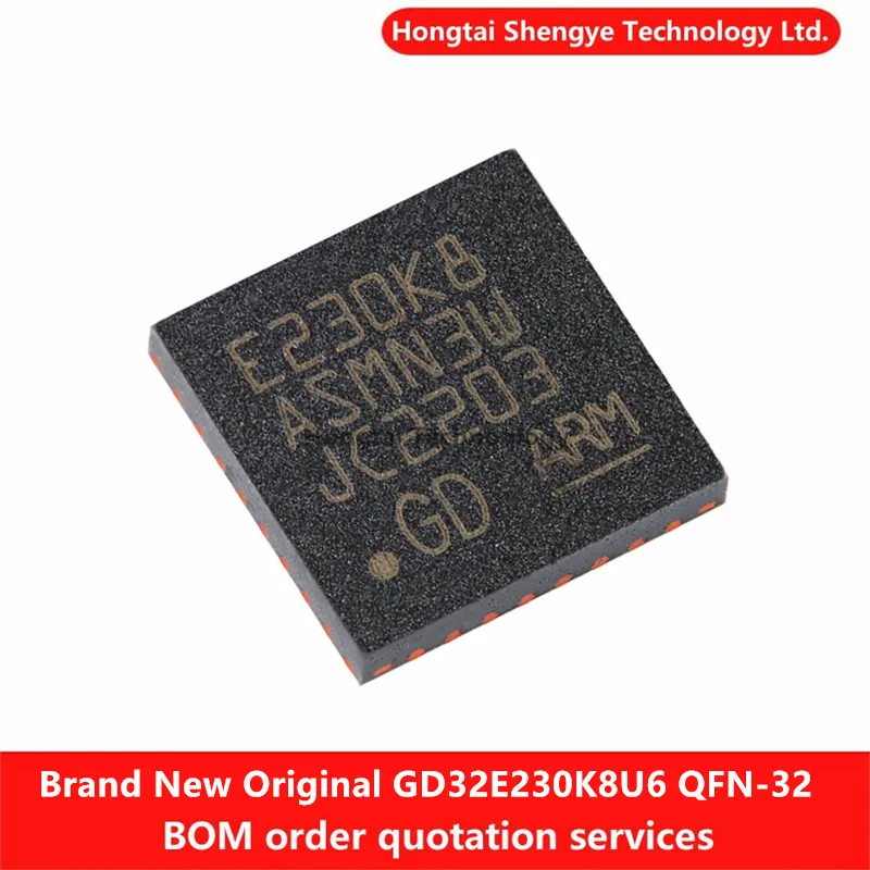 New Original GD32E230K8U6 QFN-32 ARM Cortex-M23 32-bit Microcontroller-MCU Chip