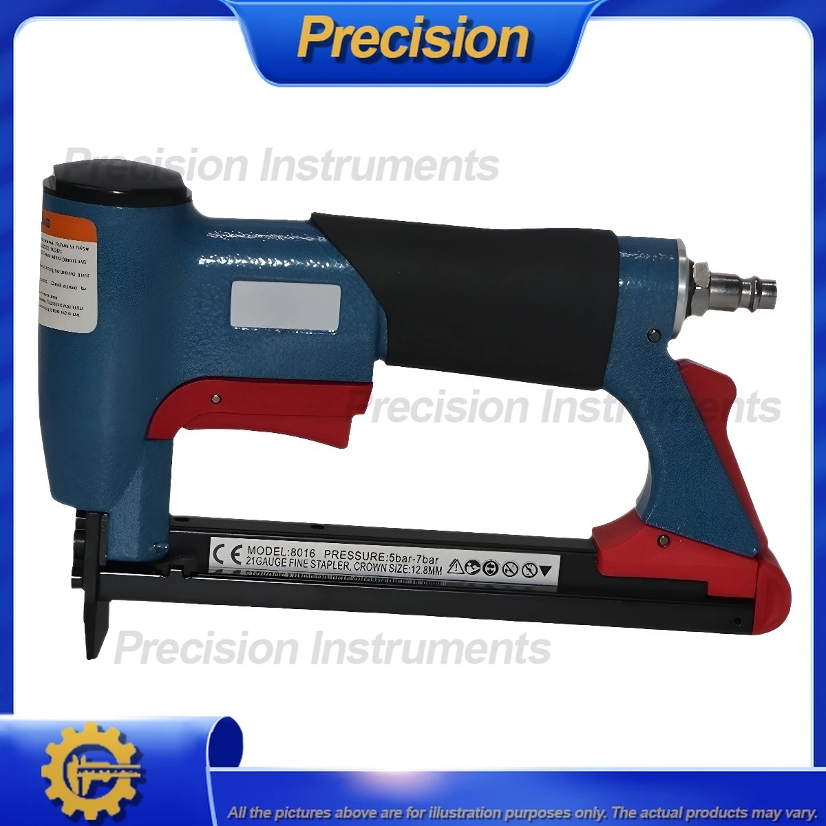 2026 Pneumatic Brad Nailer for Woodworking Furniture Repair Air Stapler Tool Compatible with 18G Nails Fast and Reliable