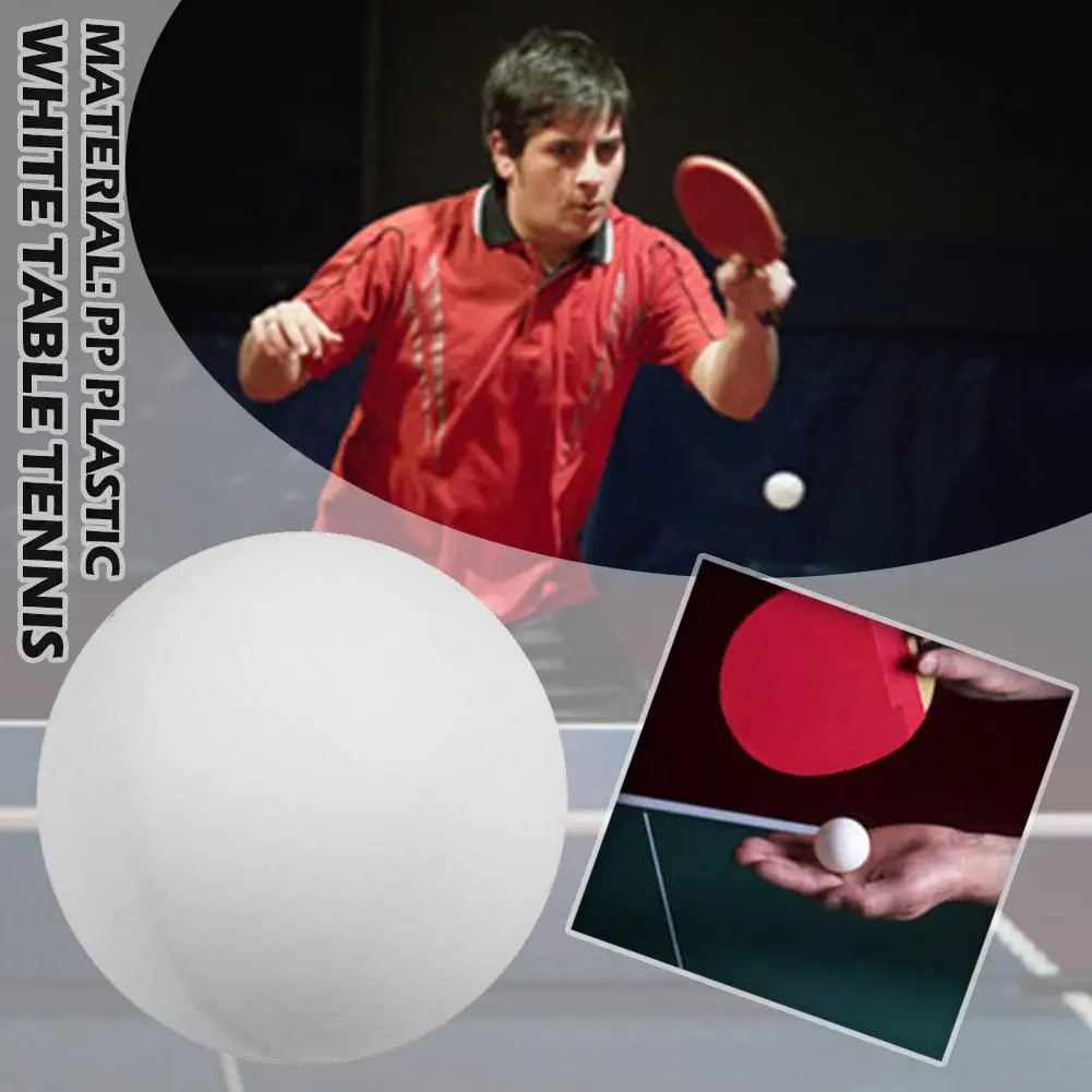 

White Table Tennis Balls For Competition Training 10/30/50Pcs Lightweight Plastic Balls For Professional Game Sports Activity